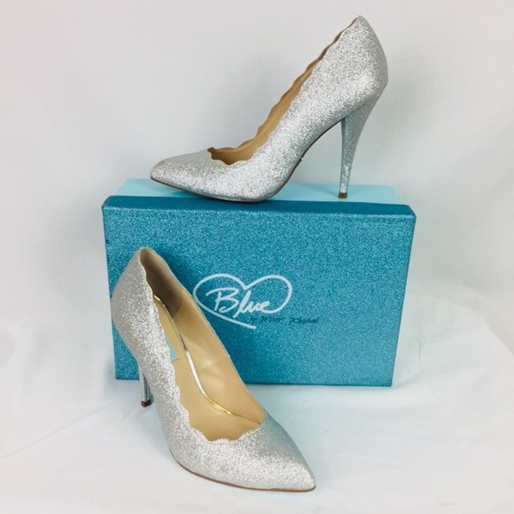 Betsey Johnson Shoes - BETSEY JOHNSON | silver glitter shoes